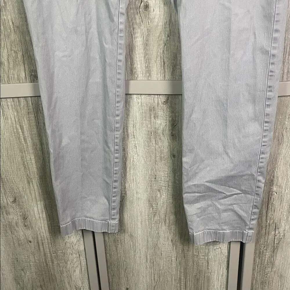 J.Crew 484 Slim-fit stretch gray chino pants men's 42X34